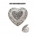 Scarf Ring - Rhinestone Paved Angel Charm - SR-OG00086ASCRY